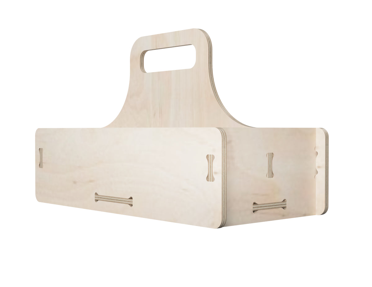 Detailed DXF drawing of simple tool carrier dxf file for CNC router