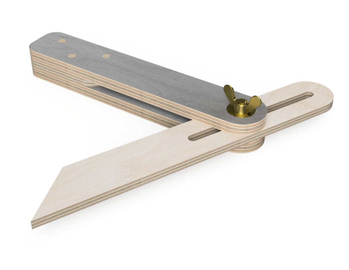 Sliding T-Bevel Free CNC DXF file design overview
