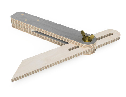 Sliding T-Bevel Free CNC DXF file design overview