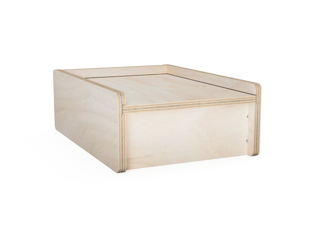 Small Lid Box - Simple CNC-ready design showing joints and assembly features