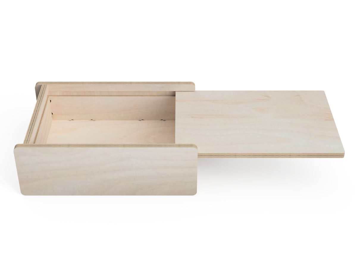 Small Lid Box - Simple CNC DXF file design overview