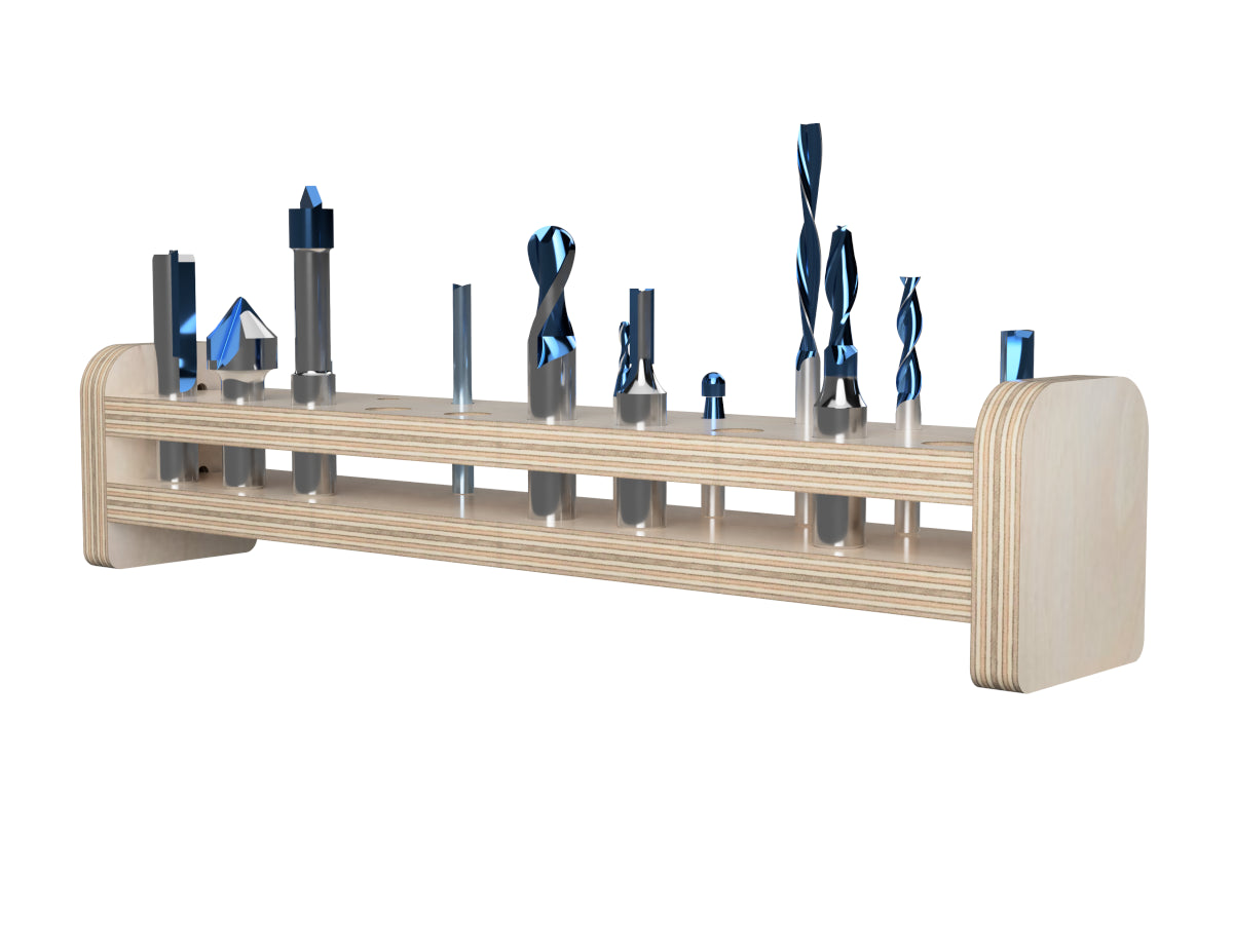 Small Router Bit Storage DXF Files