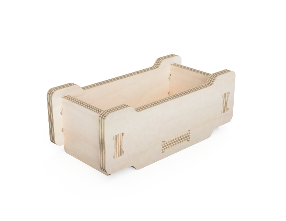 Small stackable Storage boxes made on a CNC router - free DXF Files available