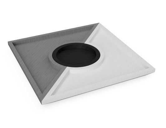 Snack Tray "Triangles" Free CNC DXF file design overview