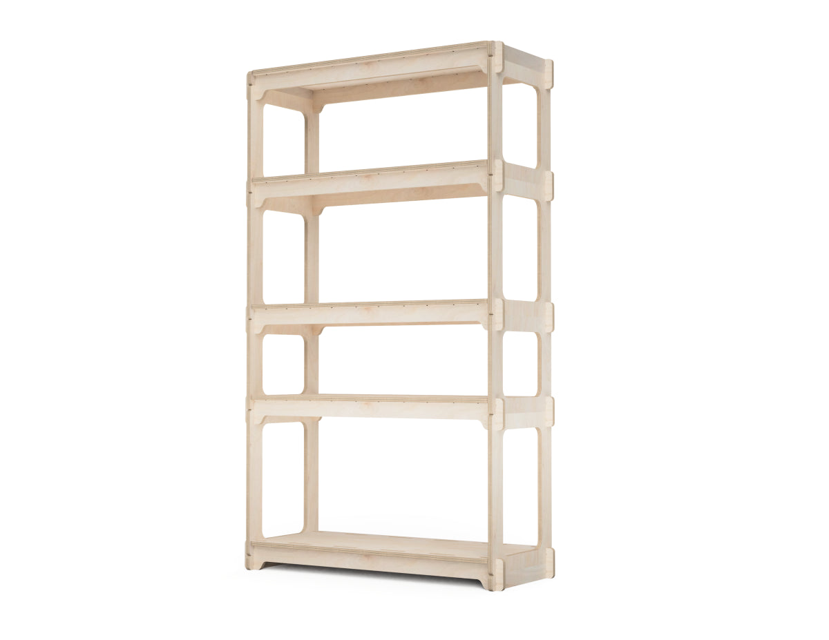 Detailed DXF drawing of stackable storage shelf for CNC router