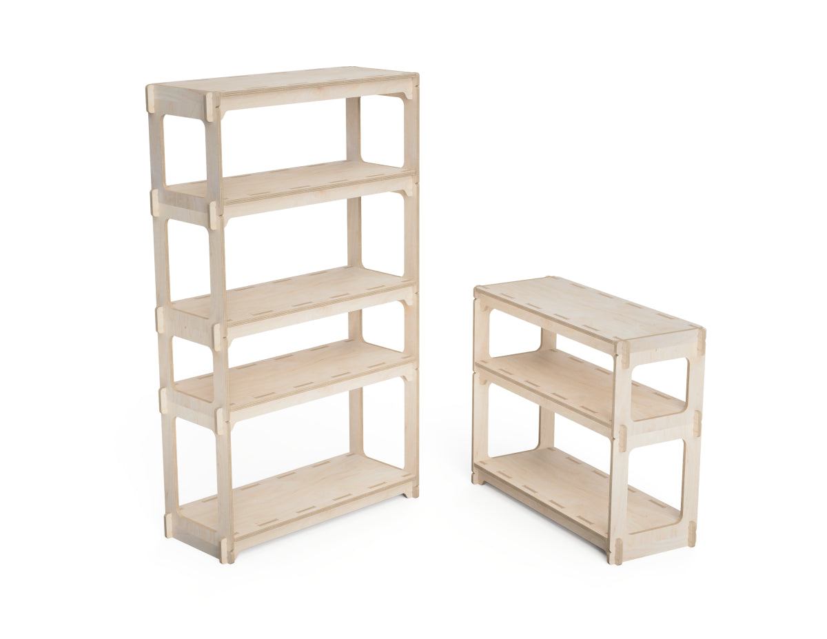 Stackable Storage Shelf CNC DXF file design overview