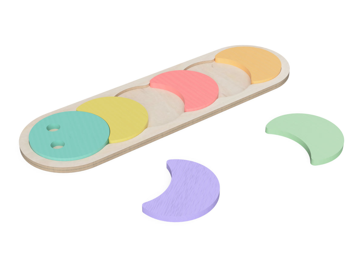 Stepping Stones "Worm" CNC DXF file design overview