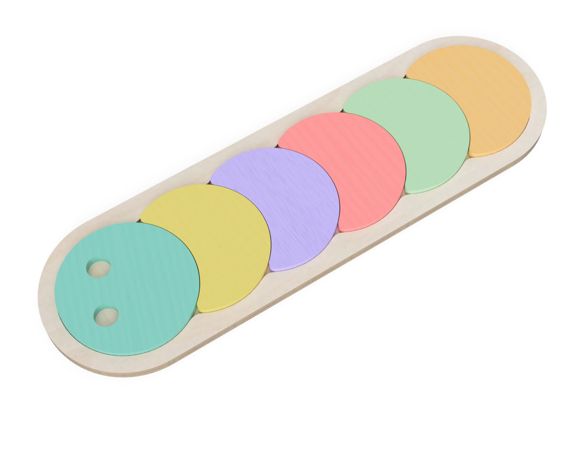 Stepping Stones "Worm" CNC-ready design showing joints and assembly features