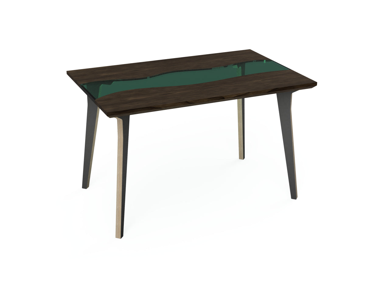 Rendered view of table legs free dxf file layout from DXF file