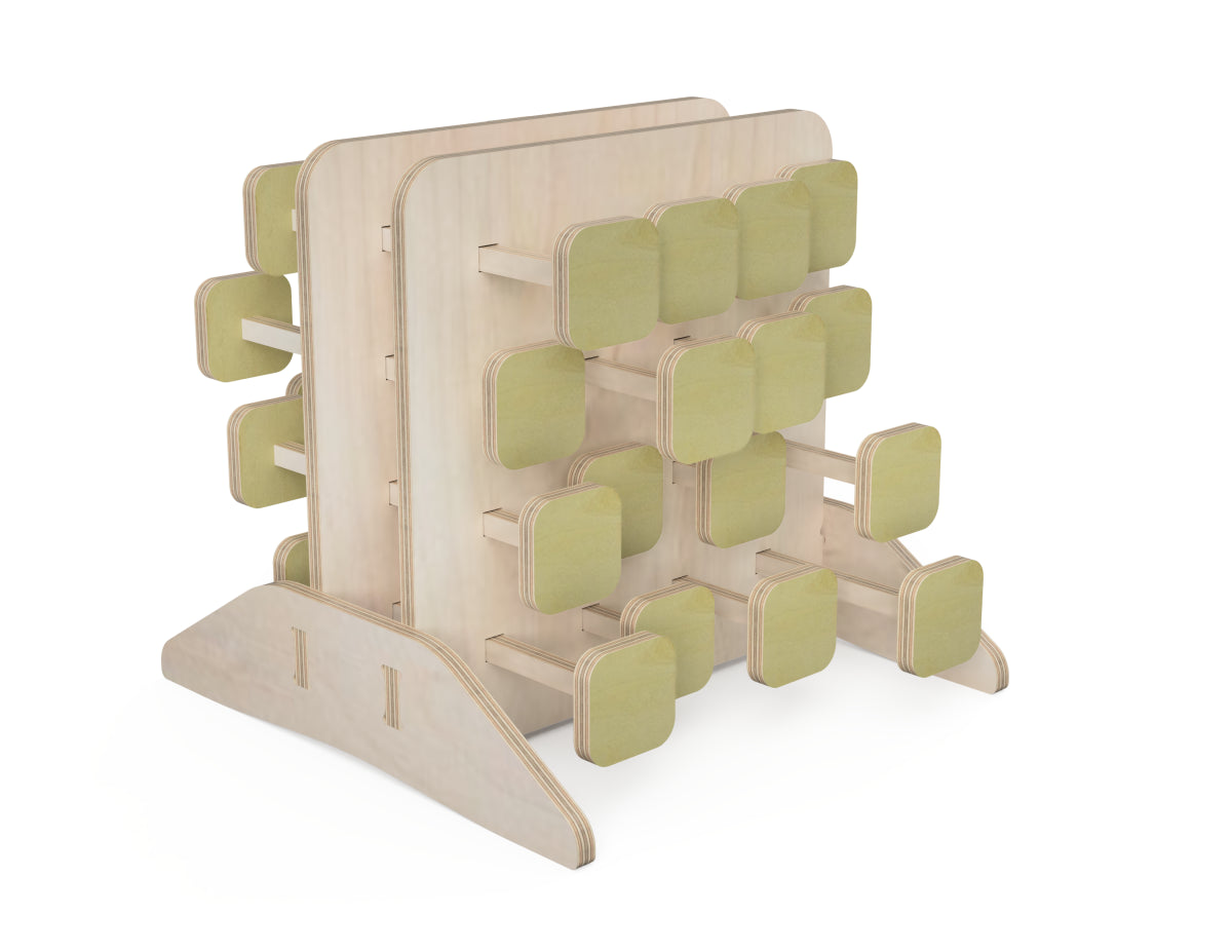 TableTop Pin Art Wall CNC-ready design showing joints and assembly features