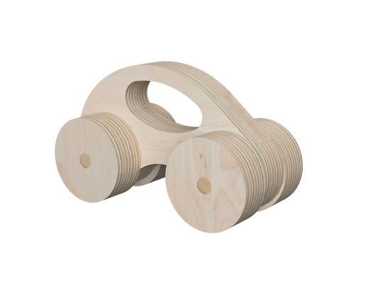 Toy Car Beetle DXF file CNC DXF file design overview