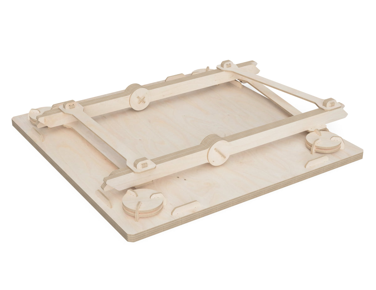 Detailed DXF drawing of traditional novuss game for CNC router