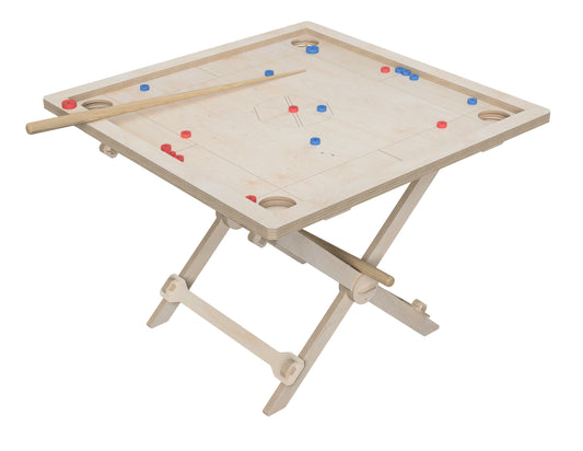 Traditional Novuss Game CNC DXF file design overview