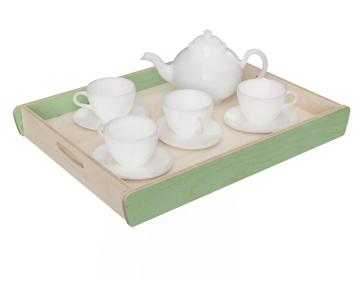 Traditional Serving Tray CNC DXF file design overview