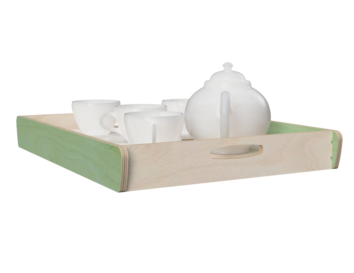 Traditional Serving Tray CNC-ready design showing joints and assembly features