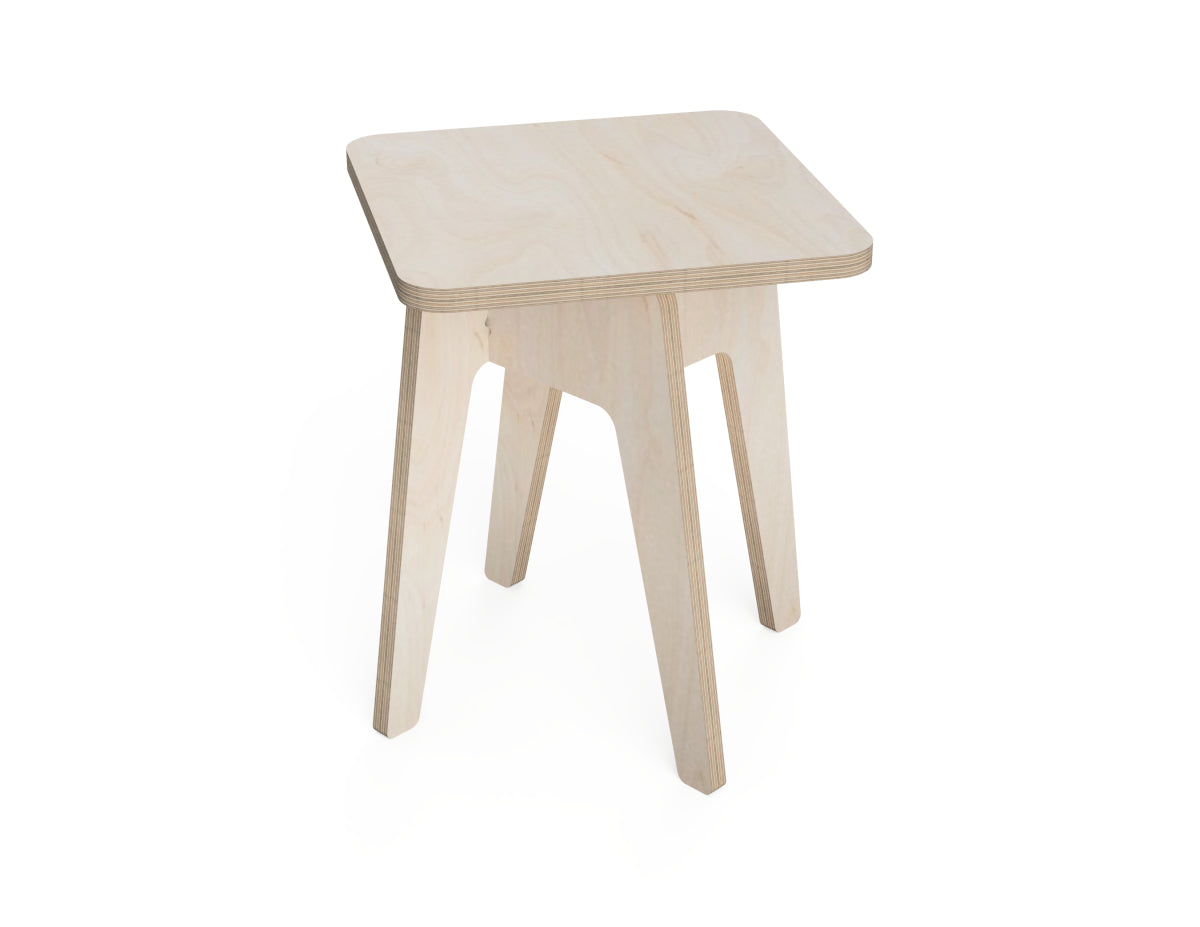 Twisted Stool - CNC DXF file design overview