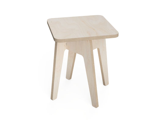 Twisted Stool - CNC DXF file design overview