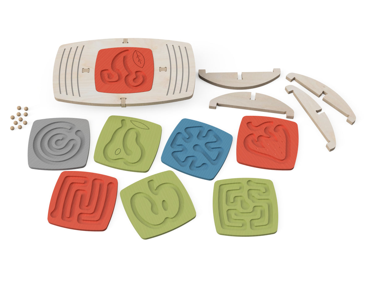 Ultimate Balance Board CNC-ready design showing joints and assembly features