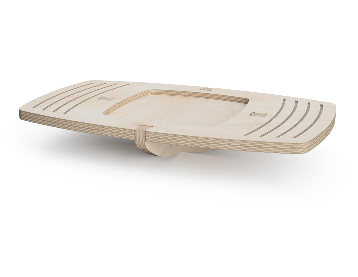 Detailed DXF drawing of ultimate balance board for CNC router