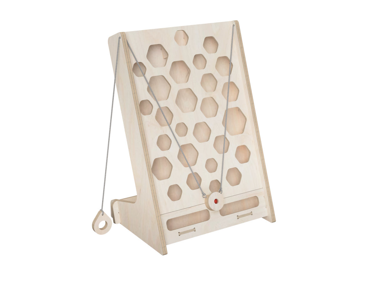 Detailed DXF drawing of universal mole hole game - for CNC router