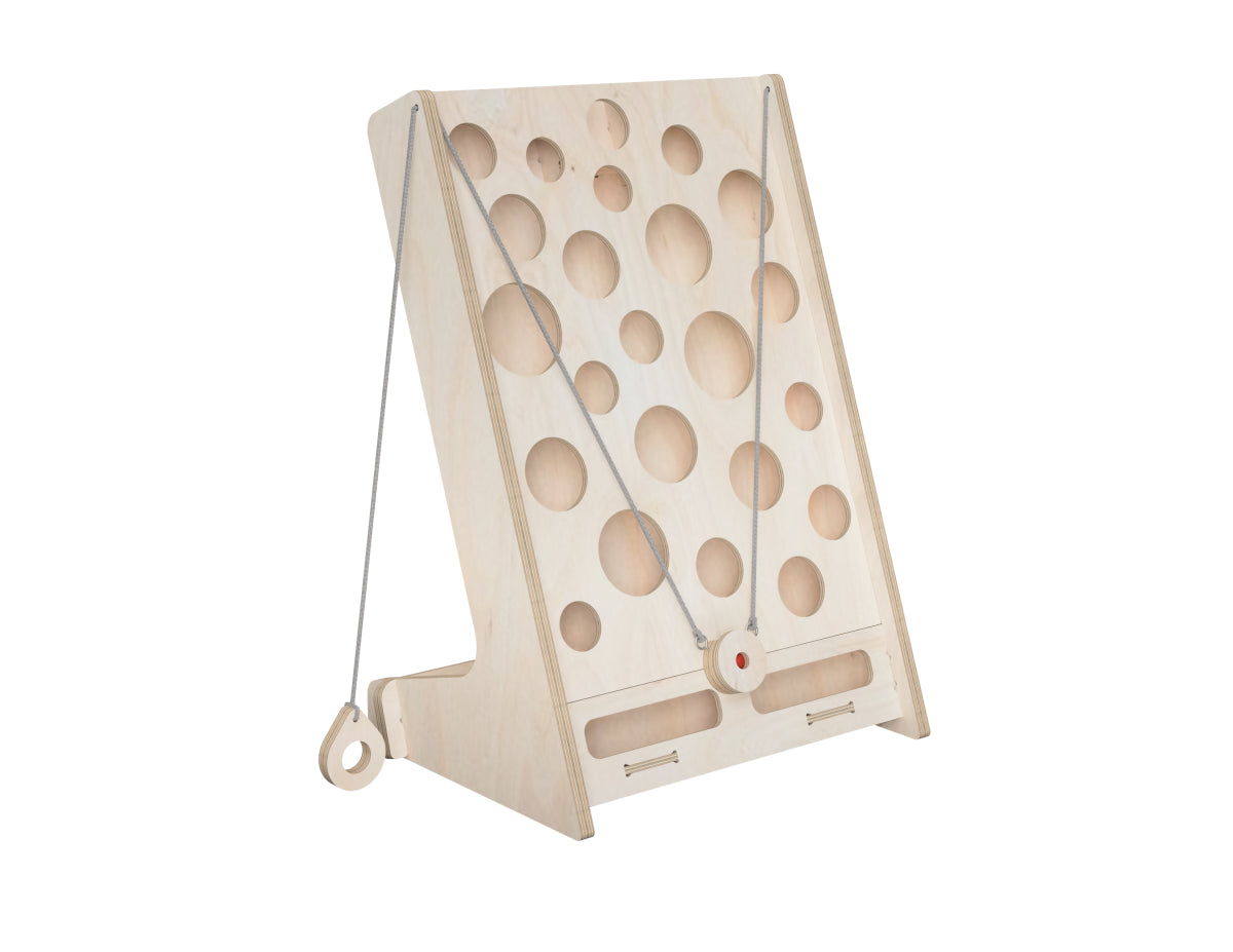 Universal Mole Hole Game - DXF file rendered from angled view for CNC cutting