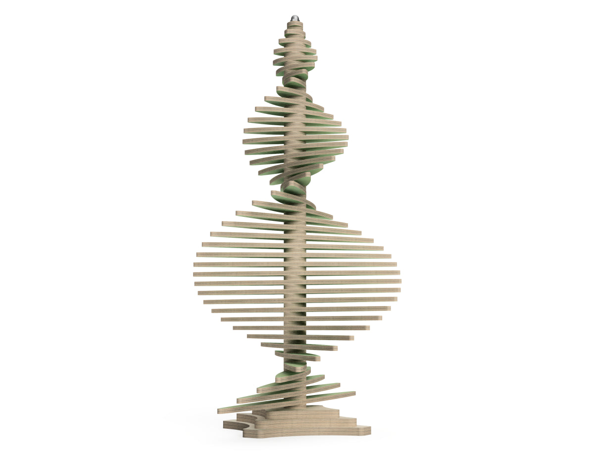 Wooden Christmas Tree Free CNC DXF file design overview