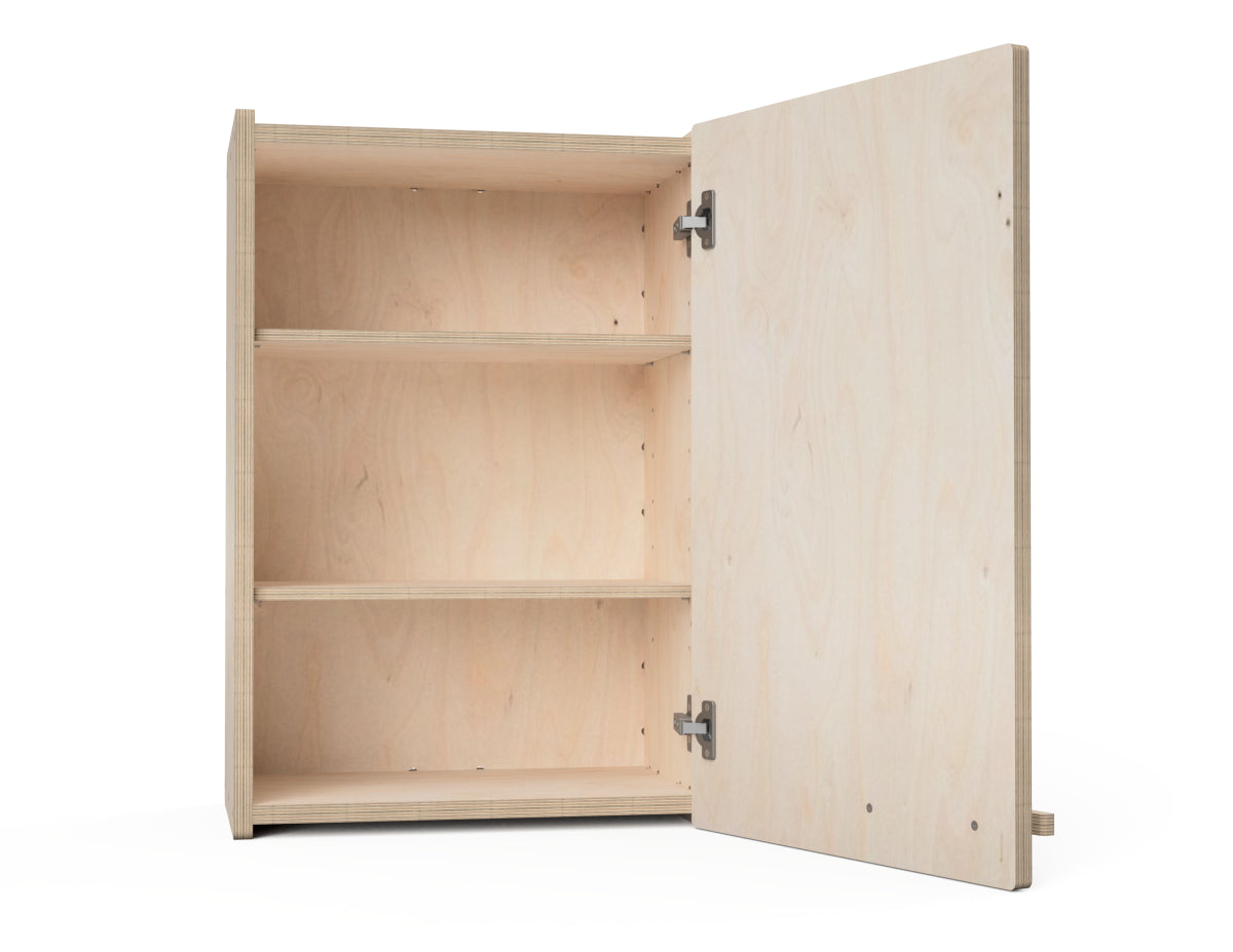 Assembled workshop cabinet from CNC project files included in Ultimate Workshop Cabinet DXF File Bundle