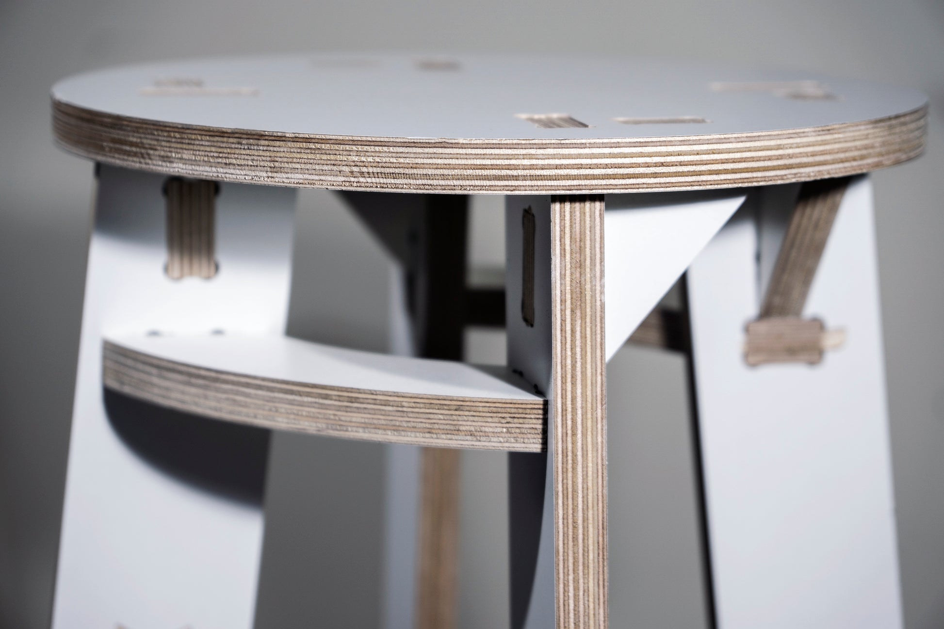 Bar Stool DXF file CNC-ready design showing joints and assembly features