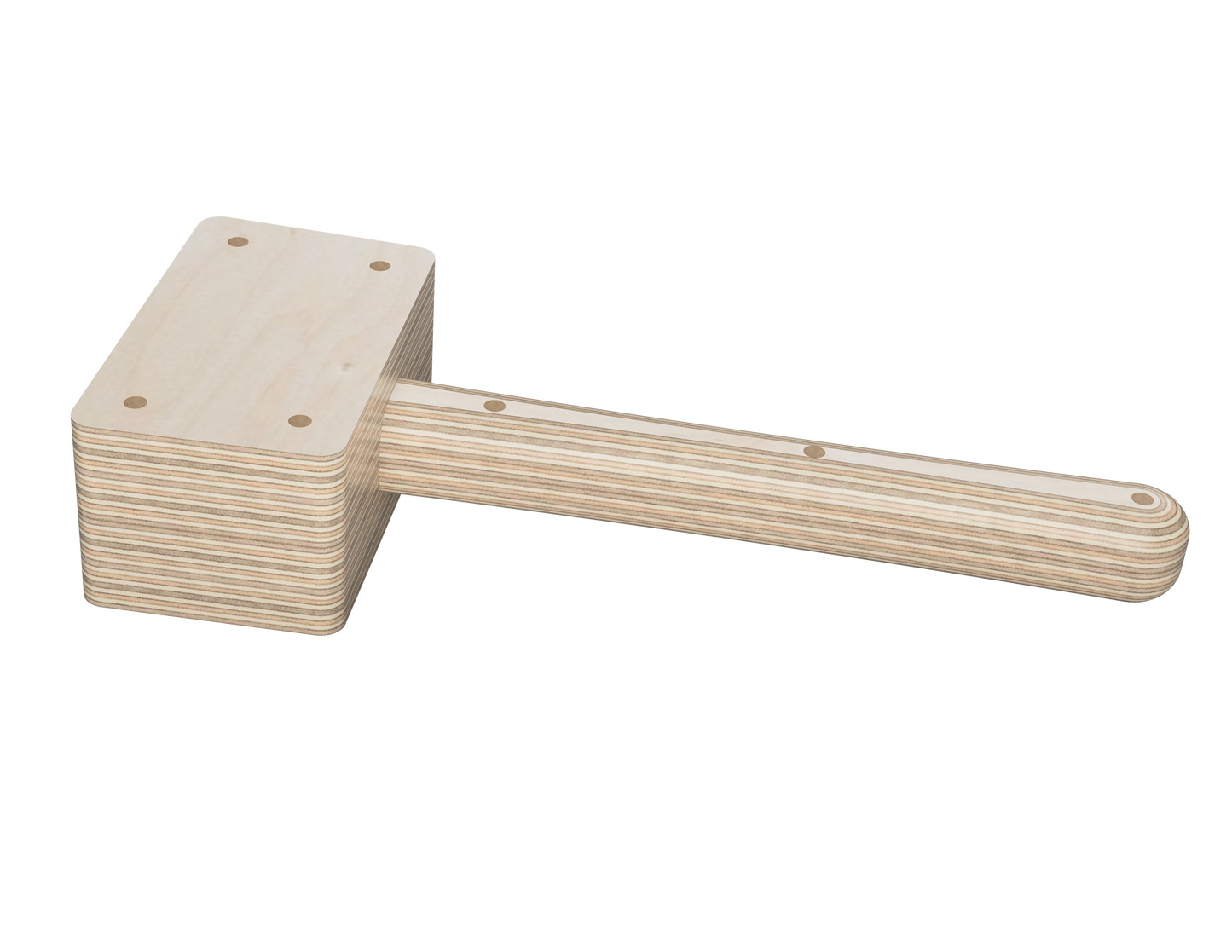 Plywood Mallet DXF Files