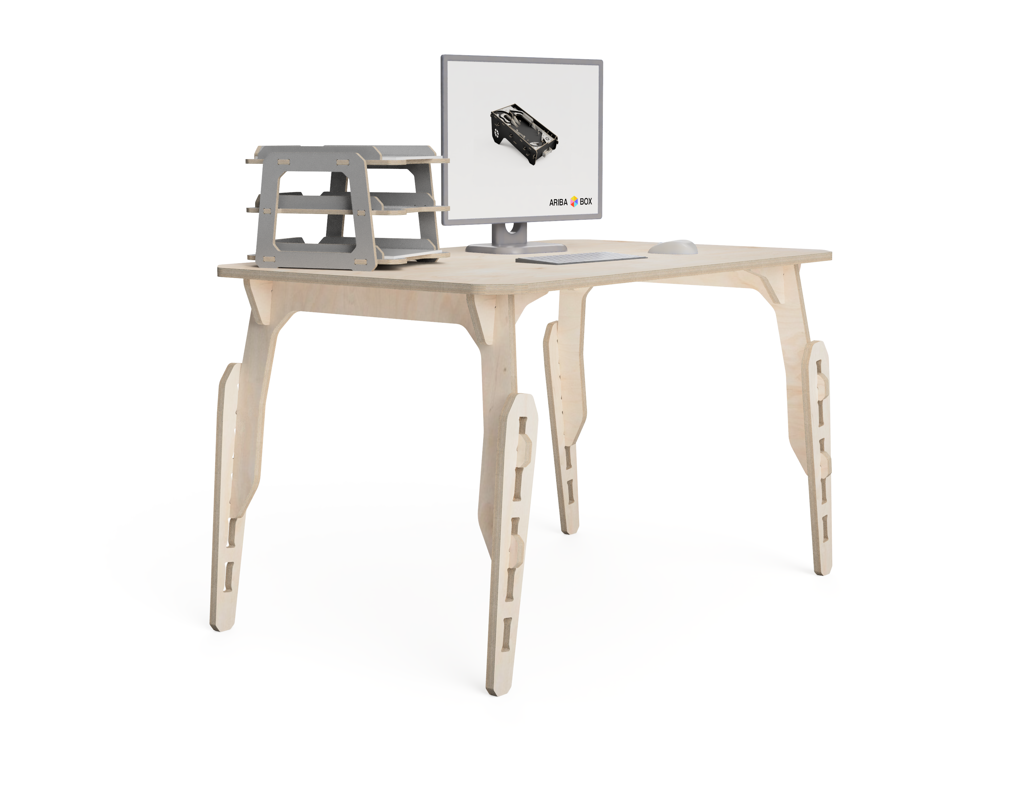 Simple Office Desk DXF Files – Aribabox