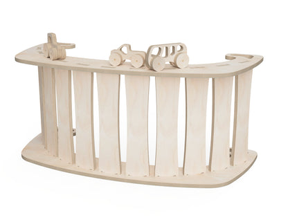 3 in 1 Rocking Bridge DXF file DXF file rendered from angled view for CNC cutting