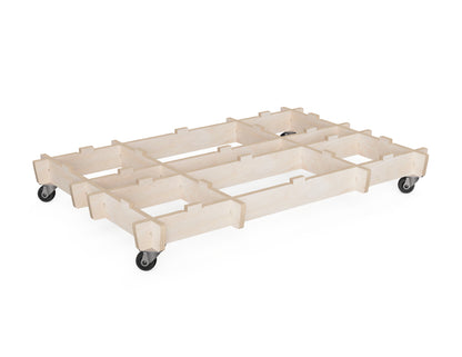 CNC woodworking project – modular workbench base frame - free DXF Files