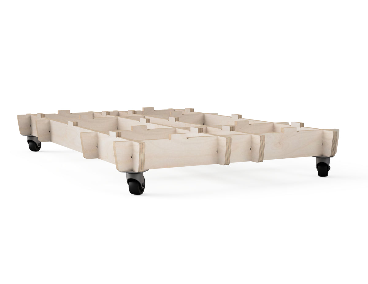 DXF design for modular workbench base frame construction
