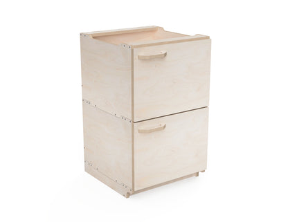 CNC workshop cabinet module with built-in door