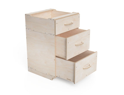 Modular Storage Dxf File Modular Workshop Cabinet DXF Files – Large 2-Drawer Module – Aribabox
