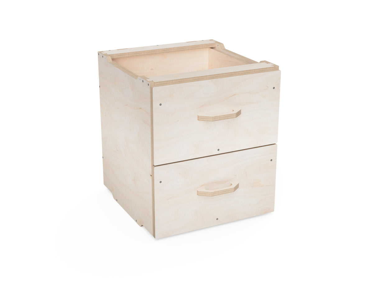 CNC router-ready workshop cabinet design – 550 mm width module