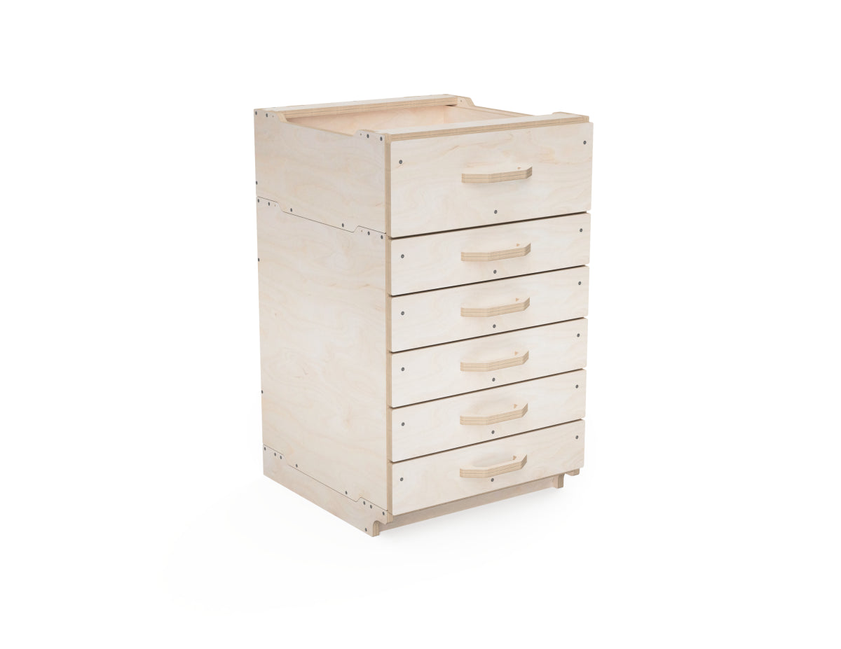 3D render showing modular cabinet assembly options.