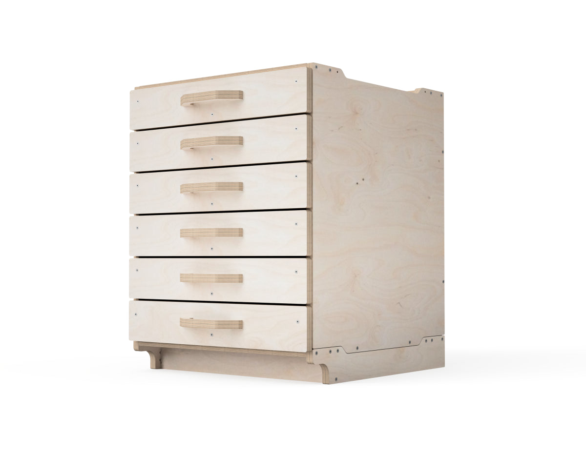 Close-up of modular cabinet drawer design, CNC DXF file