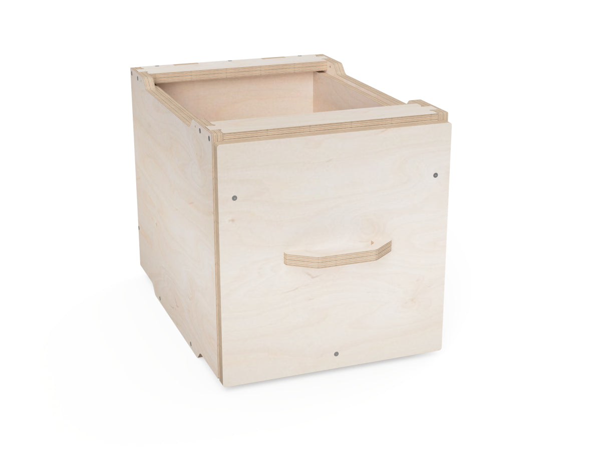 Medium workshop cabinet module 400 mm width side view