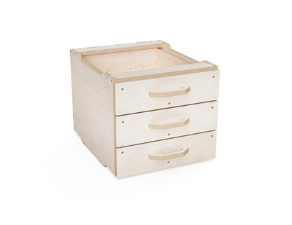 475 mm width DIY cabinet module showing built-in drawers