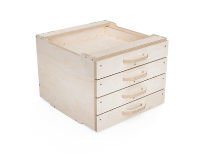 DIY workshop storage cabinet 475 mm wide with 4 drawers