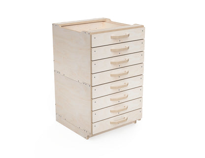 3D render showing cabinet module stackable design