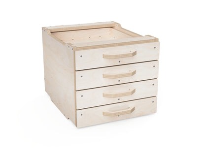 DIY workshop storage cabinet 475 mm wide with 4 drawers