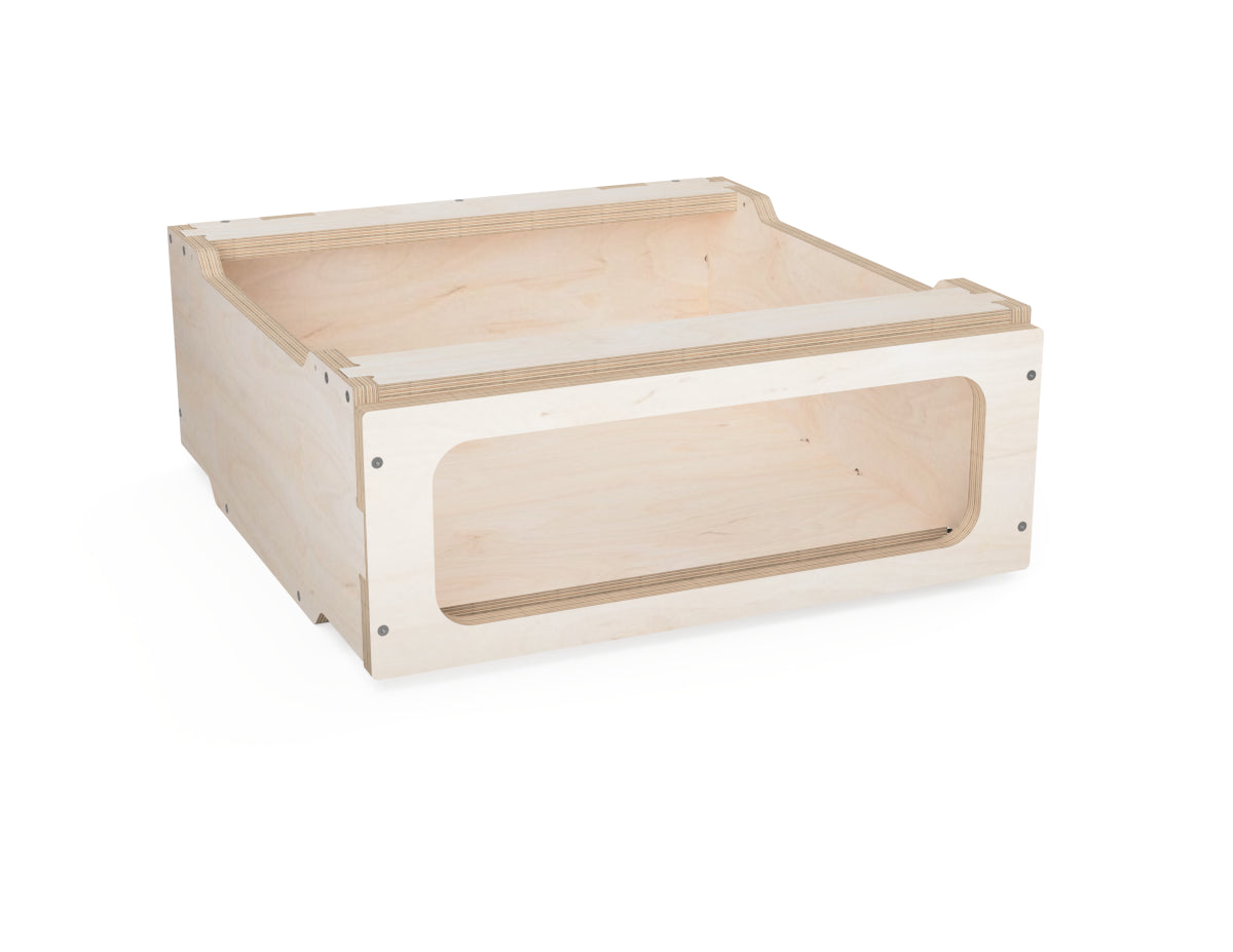 550 mm wide workshop shelf module render