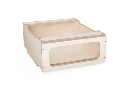 475 mm wide modular open shelf cabinet render