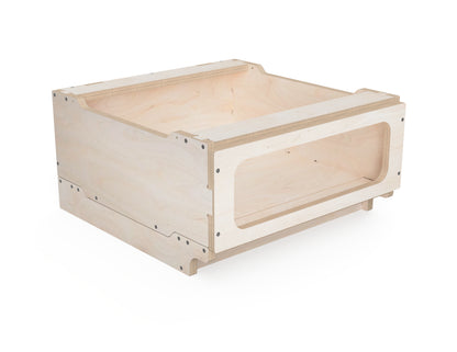 CNC router-ready DXF design for small open workshop shelf