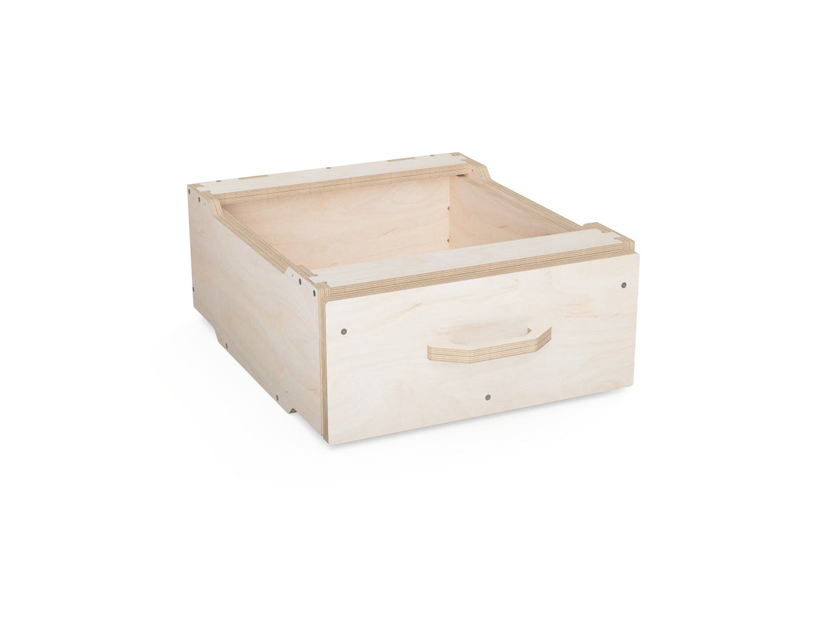 Three width variations of the small modular workshop cabinet module.