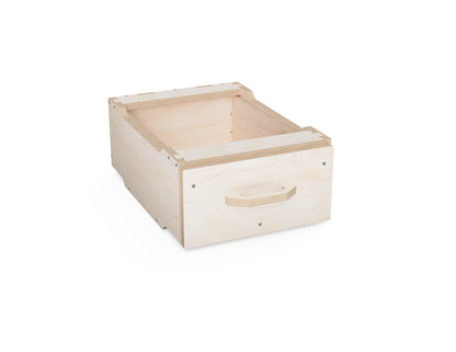 Three width variations of the small modular workshop cabinet module.