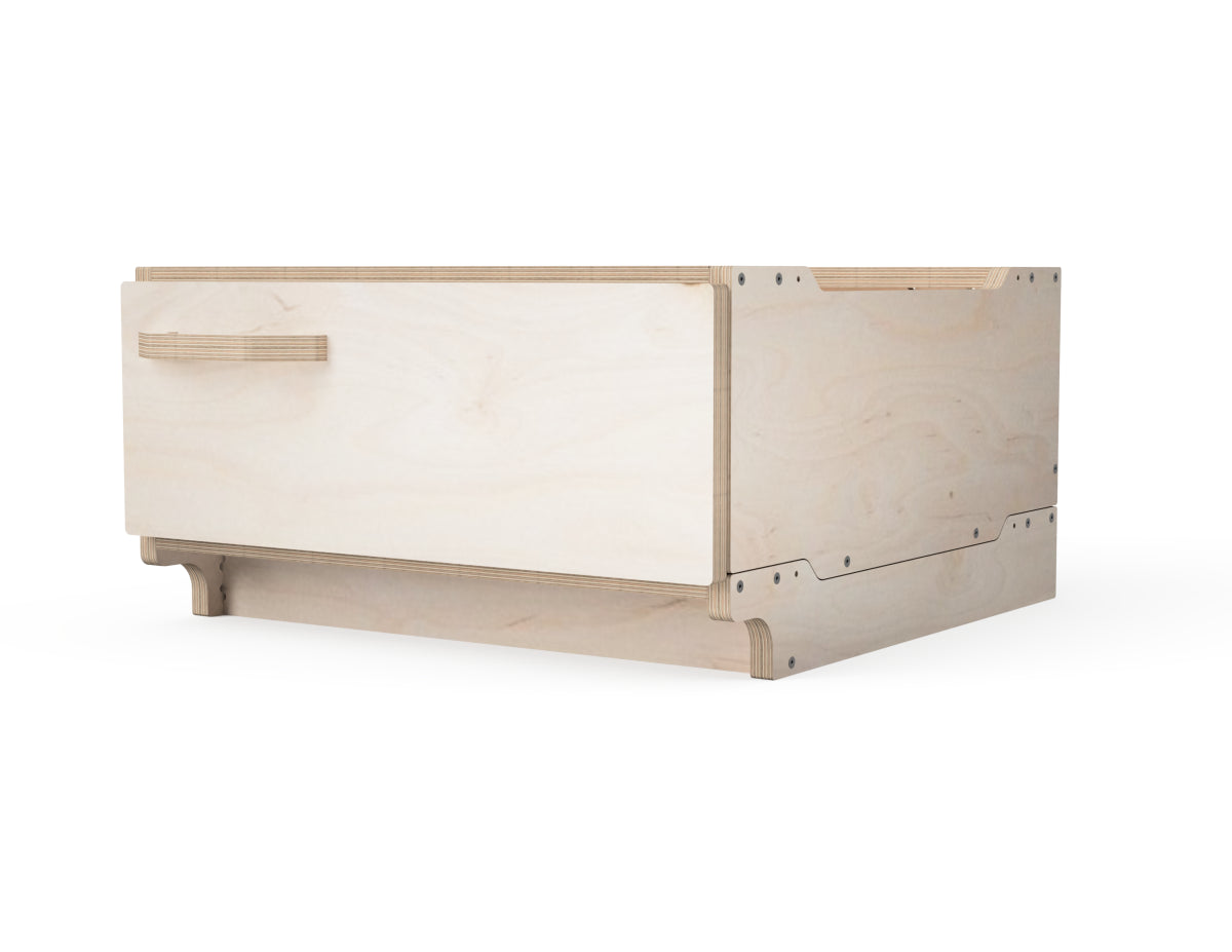 CNC router cabinet module in 550 mm width front view