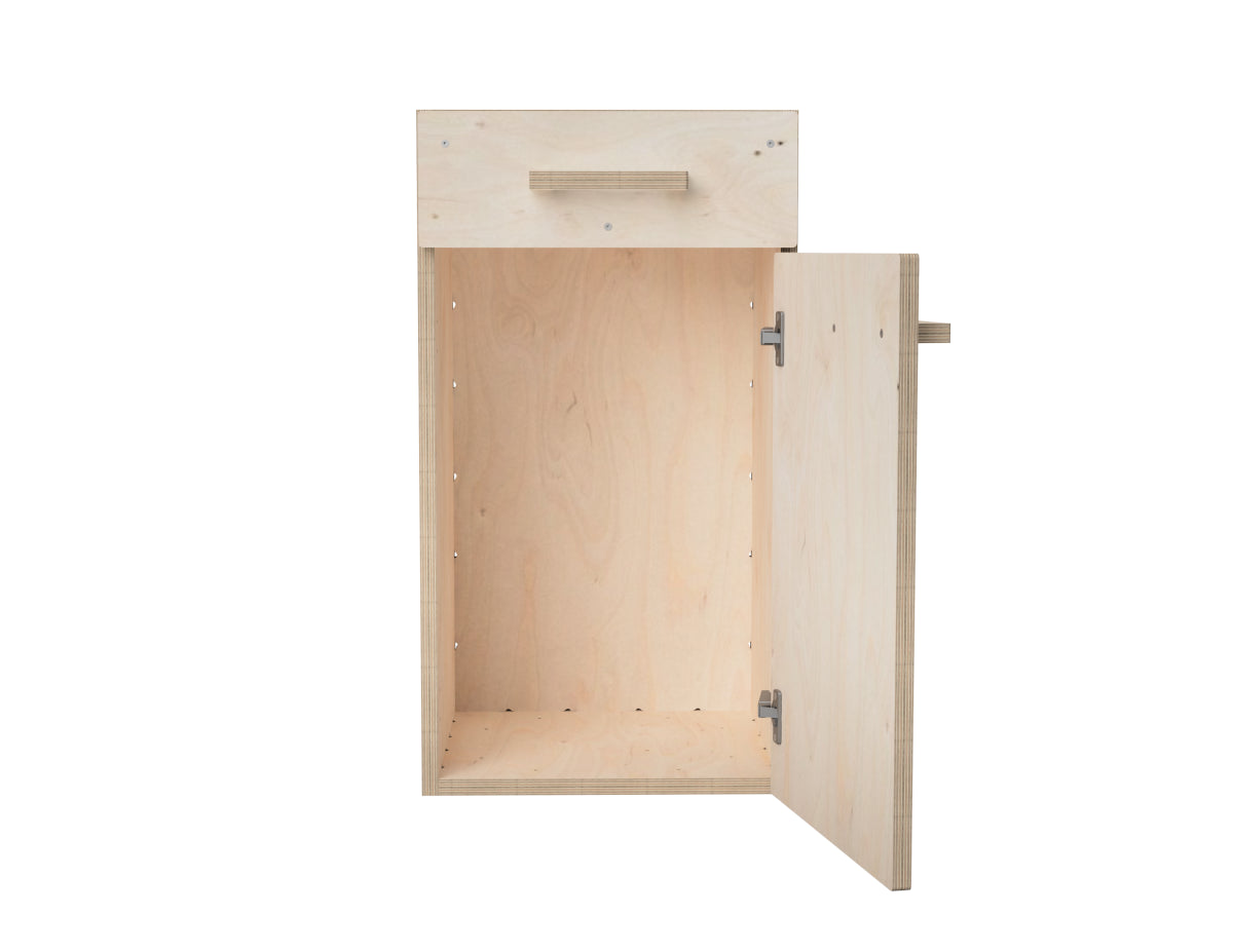 DIY modular cabinet CNC project for workshop organization - modular CNC workbench attachment